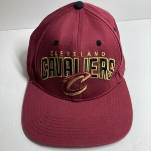 Cleveland Cavaliers Cap Hat Adult‎ Maroon Adjustable Snapback NBA Basketball